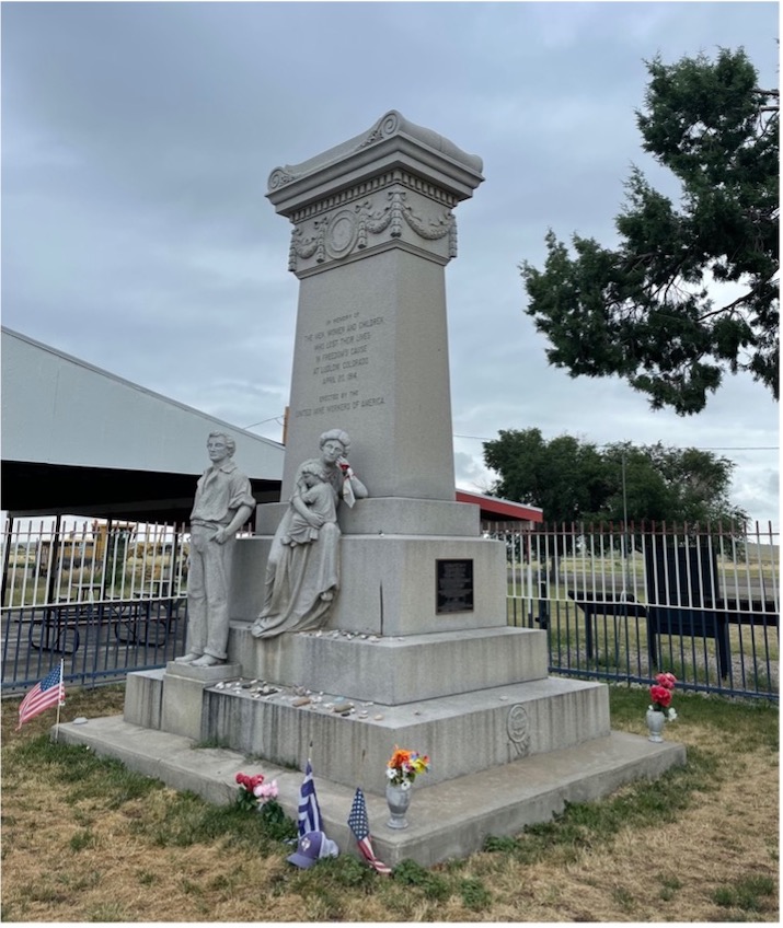 The Ludlow Memorial erected in 1918 to commemorate the Colorado Coalfield War of 1913